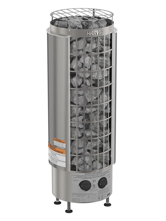 HARVIA CILINDRO HB Electric Sauna Heater w/ Built-In Controls (from 6 to 10.5 kW)